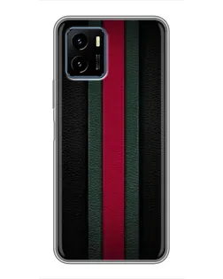 Чехол для Vivo Y15s с картинкой «Gucci — неоновая линия»