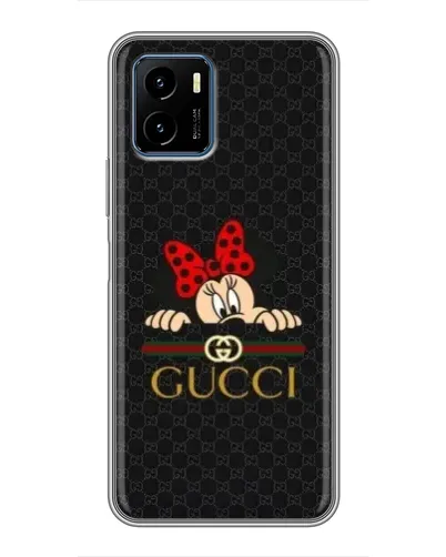 Чехол для Vivo Y15s с картинкой «Минни Маус Gucci — черный» Чехол для Vivo Y15s с картинкой «Минни Маус Gucci — черный»