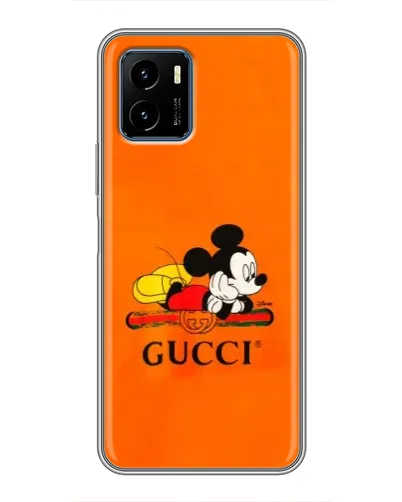 Чохол для Vivo Y15s з картинкою «Міккі Маус Gucci — помаранч» Чохол для Vivo Y15s з картинкою «Міккі Маус Gucci — помаранч»