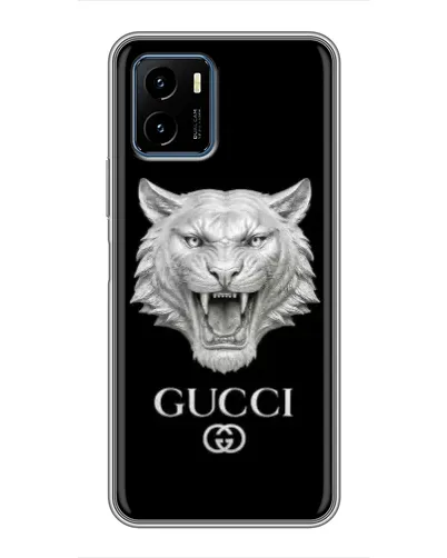 Чохол для Vivo Y15s з картинкою «Gucci — срібний лев» Чохол для Vivo Y15s з картинкою «Gucci — срібний лев»