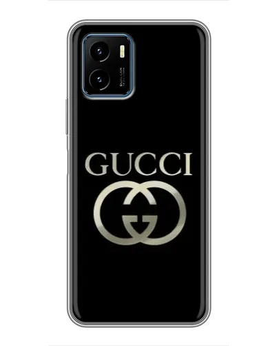 Чохол для Vivo Y15s з картинкою «Gucci — золото на чорному» Чохол для Vivo Y15s з картинкою «Gucci — золото на чорному»