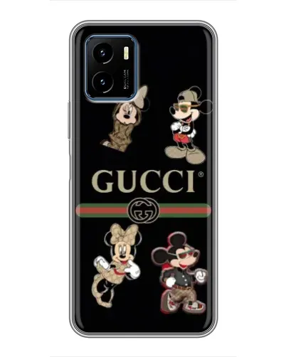 Чохол для Vivo Y15s з картинкою «Gucci — герої Disney та монограма» Чохол для Vivo Y15s з картинкою «Gucci — герої Disney та монограма»