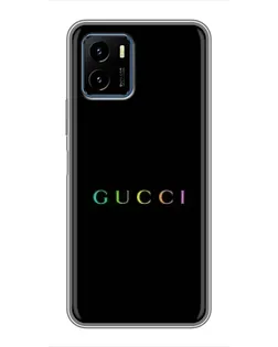 Чохол для Vivo Y15s з картинкою «Gucci — неоновий мінімалізм»
