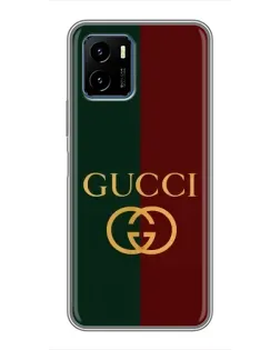 Чохол для Vivo Y15s з картинкою «Gucci — темно-зелений градієнт»