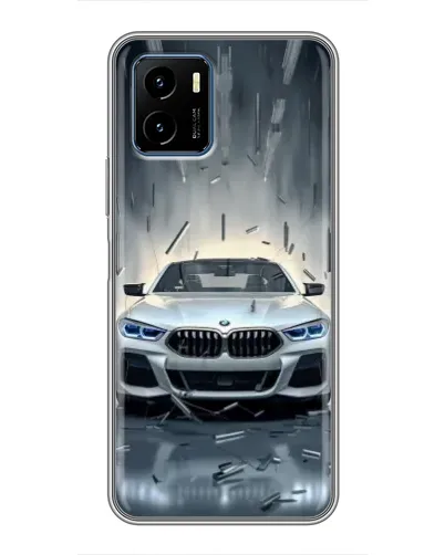 Чехол для Vivo Y15s с картинкой «BMW в свете фар» Чехол для Vivo Y15s с картинкой «BMW в свете фар»