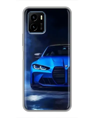 Чехол для Vivo Y15s с картинкой «Голубая BMW M4» Чехол для Vivo Y15s с картинкой «Голубая BMW M4»