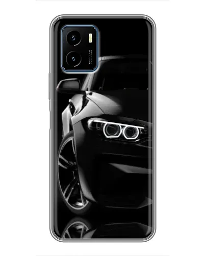 Чехол для Vivo Y15s с картинкой «Черная BMW — профиль» Чехол для Vivo Y15s с картинкой «Черная BMW — профиль»