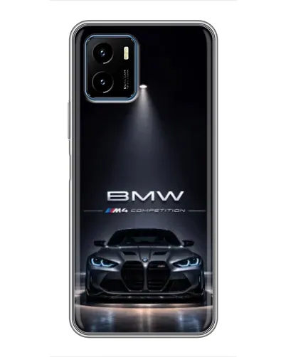 Чехол для Vivo Y15s с картинкой «BMW сквозь ночной город» Чехол для Vivo Y15s с картинкой «BMW сквозь ночной город»