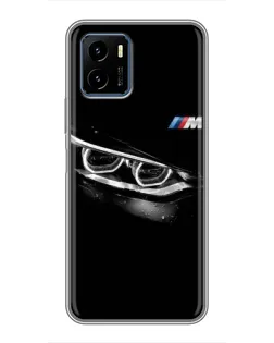 Чехол для Vivo Y15s с картинкой «BMW — взгляд тигра»