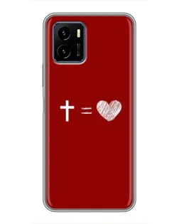 Чехол для Vivo Y15s с картинкой «Уравнение любви»