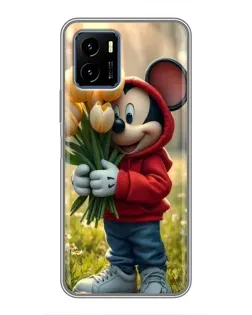 Чохол для Vivo Y15s з картинкою «Міккі з тюльпанами» Чохол для Vivo Y15s з картинкою «Міккі з тюльпанами»