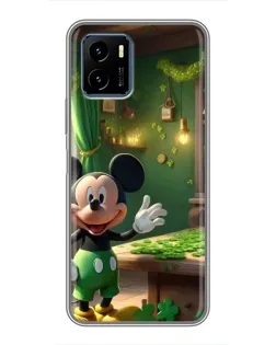 Чохол для Vivo Y15s з картинкою «Міккі в майстерні»