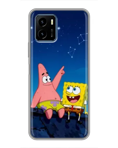 Чехол для Vivo Y15s с картинкой «Губка Боб и Патрик ночью» Чехол для Vivo Y15s с картинкой «Губка Боб и Патрик ночью»