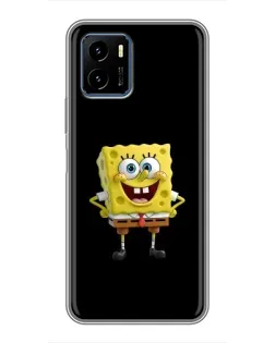 Чехол для Vivo Y15s с картинкой «Классический Губка Боб»