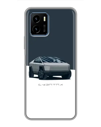 Чехол для Vivo Y15s с картинкой «Серебристый Cybertruck Tesla» Чехол для Vivo Y15s с картинкой «Серебристый Cybertruck Tesla»