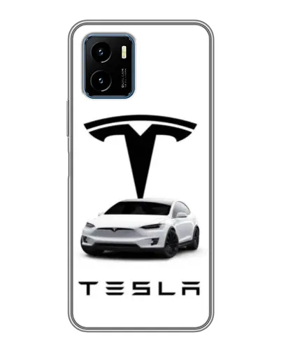 Чехол для Vivo Y15s с картинкой «Tesla White Style» Чехол для Vivo Y15s с картинкой «Tesla White Style»