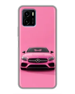 Чехол для Vivo Y15s с картинкой «Розовый Mercedes AMG» Чехол для Vivo Y15s с картинкой «Розовый Mercedes AMG»