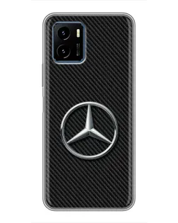 Чехол для Vivo Y15s с картинкой «Карбоновый Mercedes стиль» Чехол для Vivo Y15s с картинкой «Карбоновый Mercedes стиль»