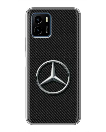 Чехол для Vivo Y15s с картинкой «Карбоновый Mercedes стиль» Чехол для Vivo Y15s с картинкой «Карбоновый Mercedes стиль»