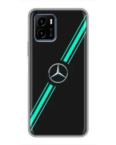 Чехол для Vivo Y15s с картинкой «Спортивные линии Mercedes» Чехол для Vivo Y15s с картинкой «Спортивные линии Mercedes»