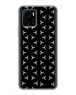 Чехол для Vivo Y15s с картинкой «Mercedes паттерн звезд» Чехол для Vivo Y15s с картинкой «Mercedes паттерн звезд»