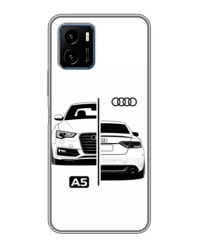 Чехол для Vivo Y15s с картинкой «Audi — контрастный дизайн» Чехол для Vivo Y15s с картинкой «Audi — контрастный дизайн»