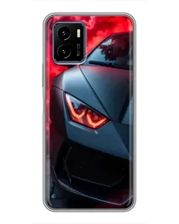 Чохол для Vivo Y15s з картинкою «Lamborghini червоне сяйво» Чохол для Vivo Y15s з картинкою «Lamborghini червоне сяйво»
