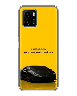 Чехол для Vivo Y15s с картинкой «Lamborghini Huracan черный»