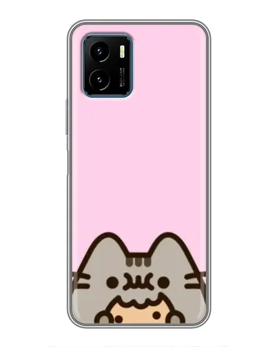 Чехол для Vivo Y15s с картинкой «Pusheen и печенье» Чехол для Vivo Y15s с картинкой «Pusheen и печенье»