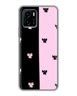 Чехол для Vivo Y15s с картинкой «Контрастные банты»