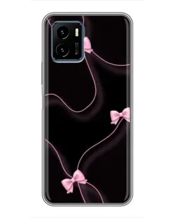 Чехол для Vivo Y15s с картинкой «Розовые ленты»