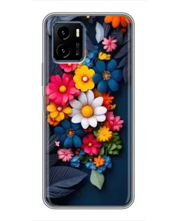 Чехол для Vivo Y15s с картинкой «Цветочная феерия» Чехол для Vivo Y15s с картинкой «Цветочная феерия»