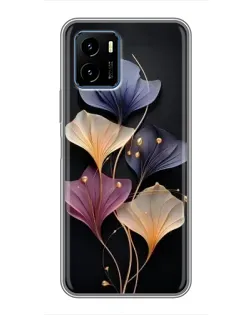 Чехол для Vivo Y15s с картинкой «Лиловые цветы грации» Чехол для Vivo Y15s с картинкой «Лиловые цветы грации»