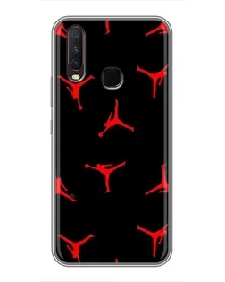 Чехол для Vivo Y17 с картинкой «Jordan Red Pattern» Чехол для Vivo Y17 с картинкой «Jordan Red Pattern»