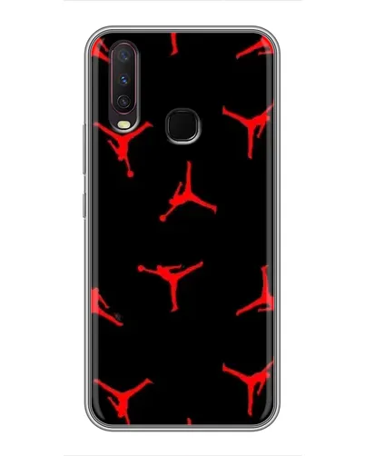 Чехол для Vivo Y17 с картинкой «Jordan Red Pattern» Чехол для Vivo Y17 с картинкой «Jordan Red Pattern»