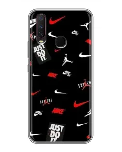 Чехол для Vivo Y17 с картинкой «Nike Mix Pattern»