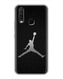 Чехол для Vivo Y17 с картинкой «Jordan Dark Carbon»