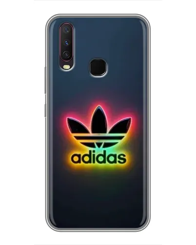 Чехол для Vivo Y17 с картинкой «Неоновый Adidas»