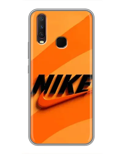 Чехол для Vivo Y17 с картинкой «Оранжевый драйв Nike» Чехол для Vivo Y17 с картинкой «Оранжевый драйв Nike»