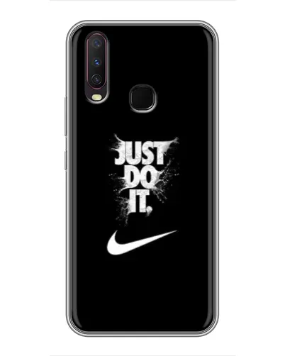 Чехол для Vivo Y17 с картинкой «Текстовый принт Nike» Чехол для Vivo Y17 с картинкой «Текстовый принт Nike»