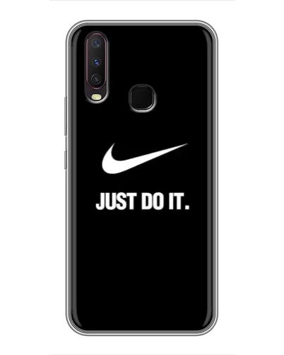 Чехол для Vivo Y17 с картинкой «Классический принт Nike» Чехол для Vivo Y17 с картинкой «Классический принт Nike»