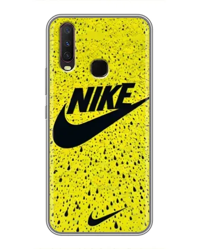 Чехол для Vivo Y17 с картинкой «Желтый текстурный Nike» Чехол для Vivo Y17 с картинкой «Желтый текстурный Nike»