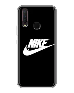 Чохол для Vivo Y17 з картинкою «Мазки фарби Nike»