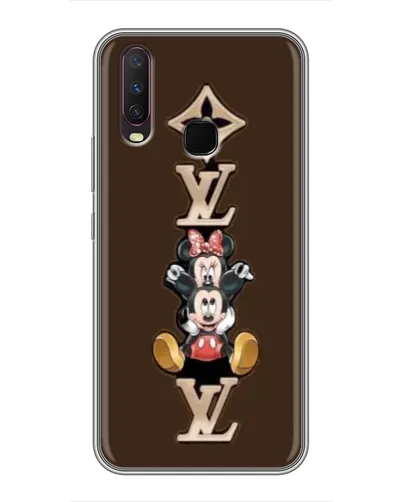 Чехол для Vivo Y17 с картинкой «LV и Микки Маус»