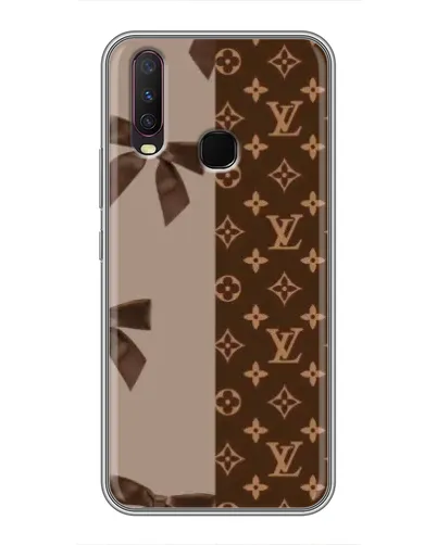 Чехол для Vivo Y17 с картинкой «Louis Vuitton — банты»