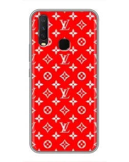 Чехол для Vivo Y17 с картинкой «Яркий паттерн LV»