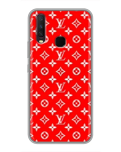 Чехол для Vivo Y17 с картинкой «Яркий паттерн LV»
