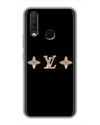 Чехол для Vivo Y17 с картинкой «Louis Vuitton — минимализм»