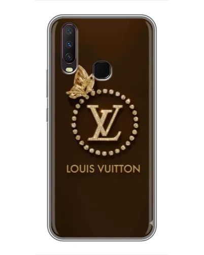 Чехол для Vivo Y17 с картинкой «LV — золотая печать»