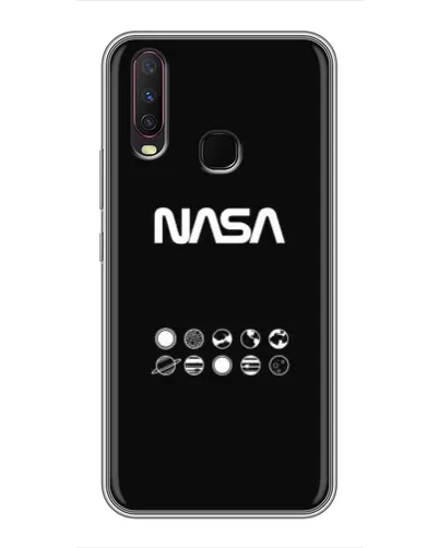 Чехол для Vivo Y17 с картинкой «NASA — технический принт» Чехол для Vivo Y17 с картинкой «NASA — технический принт»
